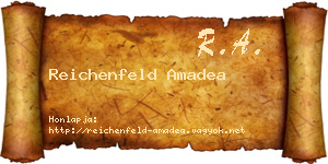Reichenfeld Amadea névjegykártya